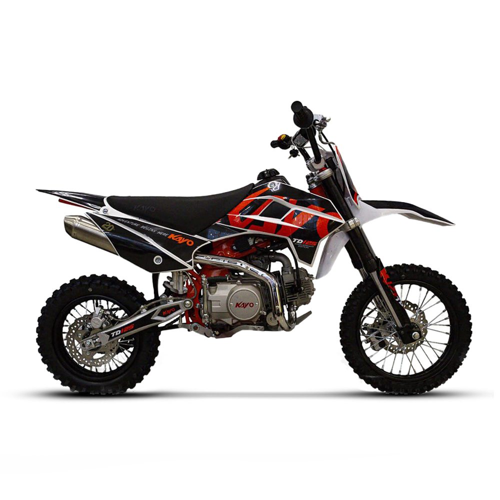 Питбайк KAYO MINI TD125 14/12 (п/автомат, эл. стартер 2024 г.) Питбайк KAYO MINI TD125 14/12 (п/автомат, эл. стартер 2024 г.)