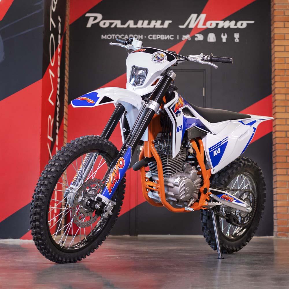 Мотоцикл кроссовый KAYO K4 300 MX 21/18 (2024 г.) Мотоцикл кроссовый KAYO K4 300 MX 21/18 (2024 г.)