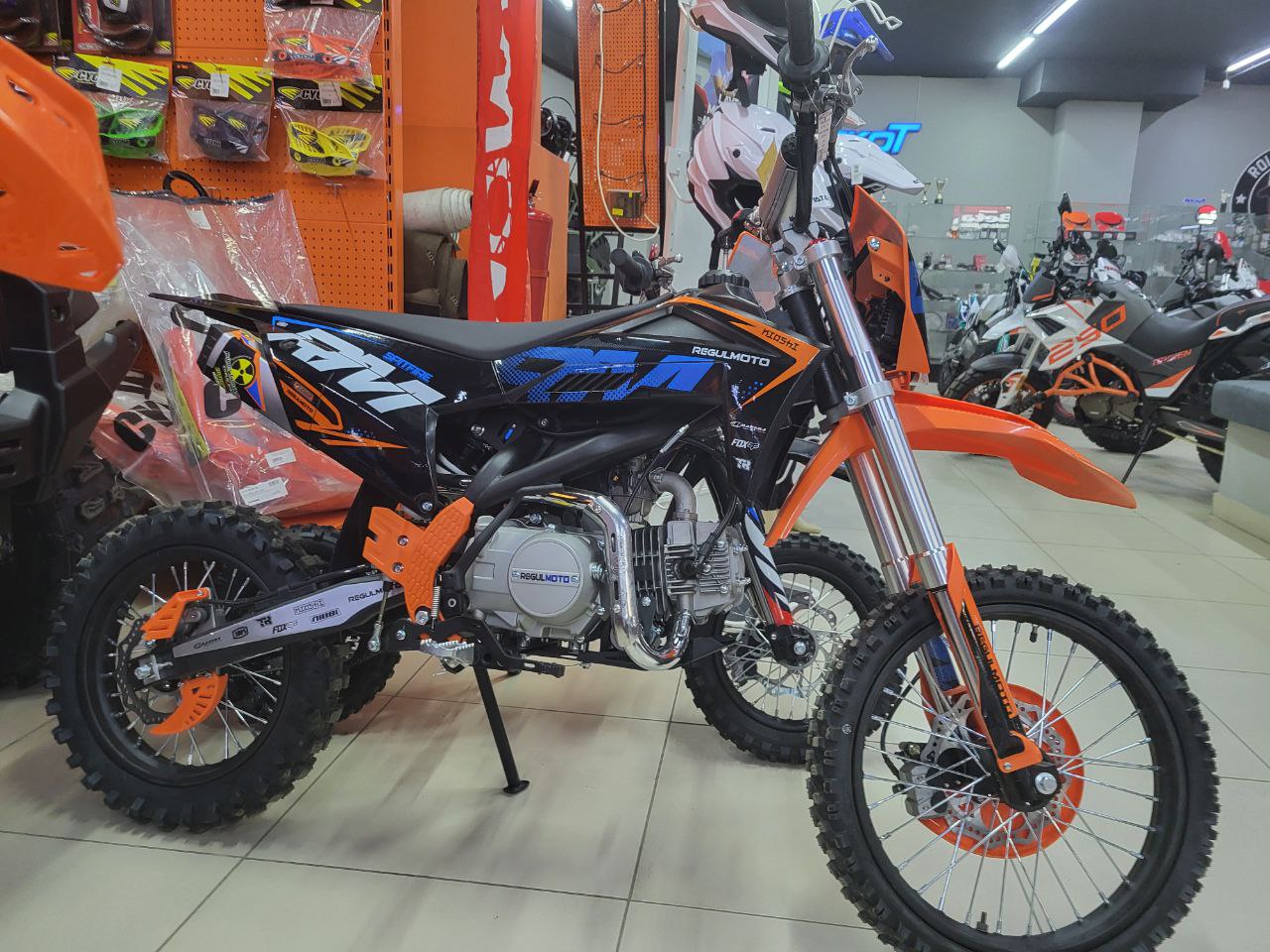 Питбайк Regulmoto SPITFIRE 17/14 (Черный/ оранжевый, , 204816-1) Питбайк Regulmoto SPITFIRE 17/14 (Черный/ оранжевый, , 204816-1)