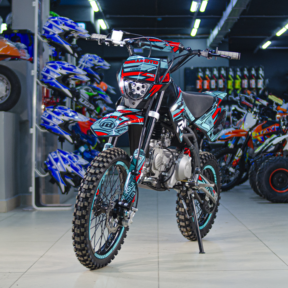 Питбайк Regulmoto SEVEN MEDALIST 17/14 (Черный/ синий, , 204386-2) Питбайк Regulmoto SEVEN MEDALIST 17/14 (Черный/ синий, , 204386-2)