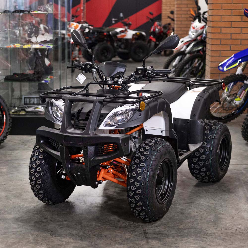 Квадрицикл KAYO AU150 (белый пластик 2024 г.) (ПТС)  Квадрицикл KAYO AU150 (белый пластик 2024 г.) (ПТС)