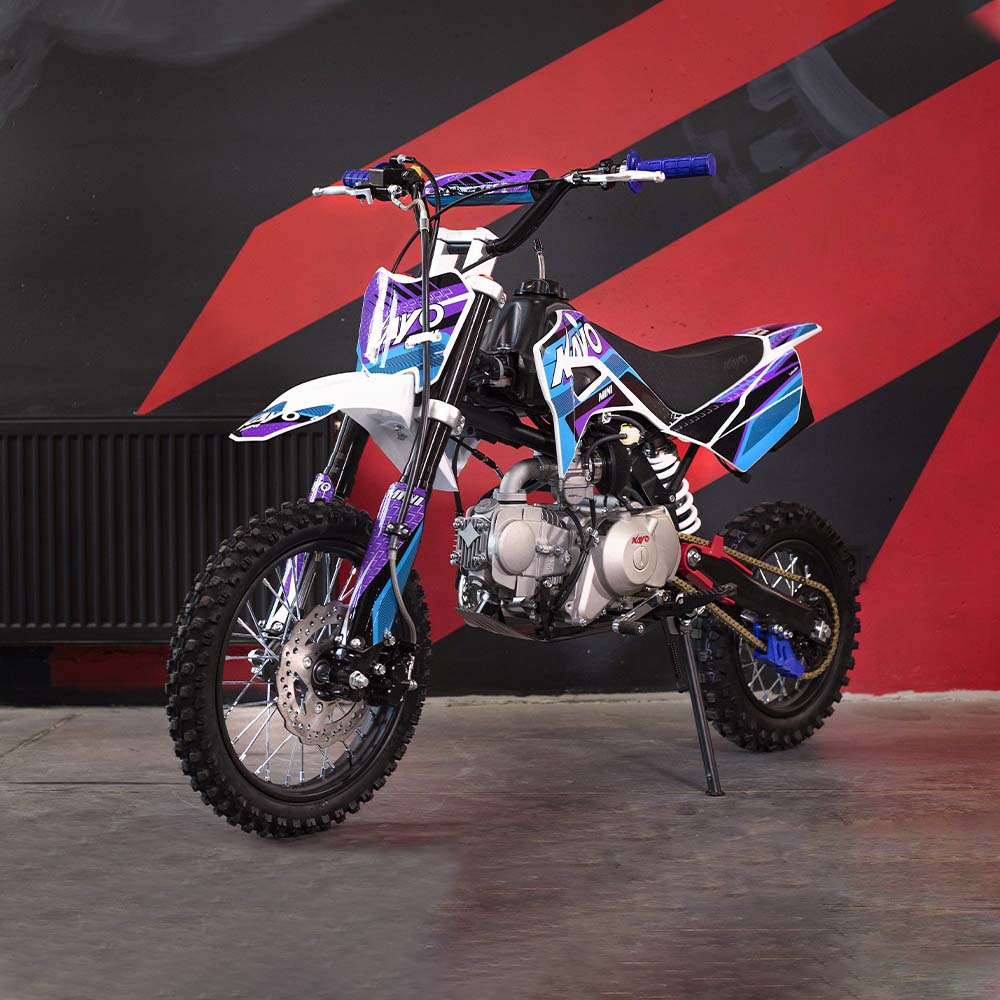 Питбайк KAYO MINI К125EM 14/12 (механ. сцепл., эл. стартер 2024г.) Питбайк KAYO MINI К125EM 14/12 (механ. сцепл., эл. стартер 2024г.)