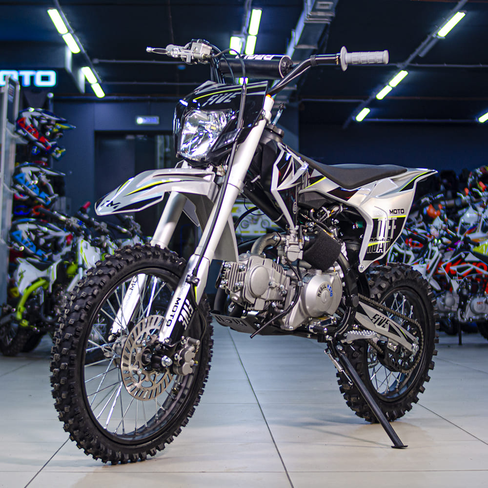 Питбайк Regulmoto FIVE EA (полуавтомат КПП) (Серый/ черный) Питбайк Regulmoto FIVE EA (полуавтомат КПП) (Серый/ черный)