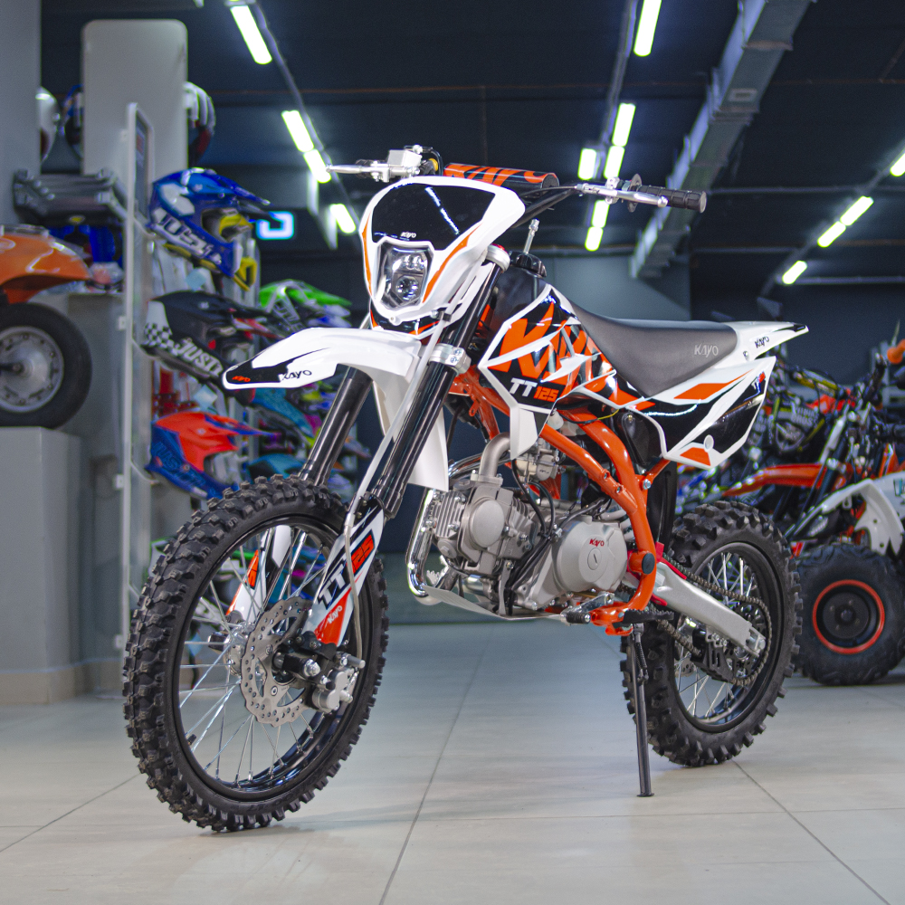 Питбайк KAYO BASIC TT125EM 17/14 KRZ (механ. сцепл., эл. стартер 2022 г.) Питбайк KAYO BASIC TT125EM 17/14 KRZ (механ. сцепл., эл. стартер 2022 г.)
