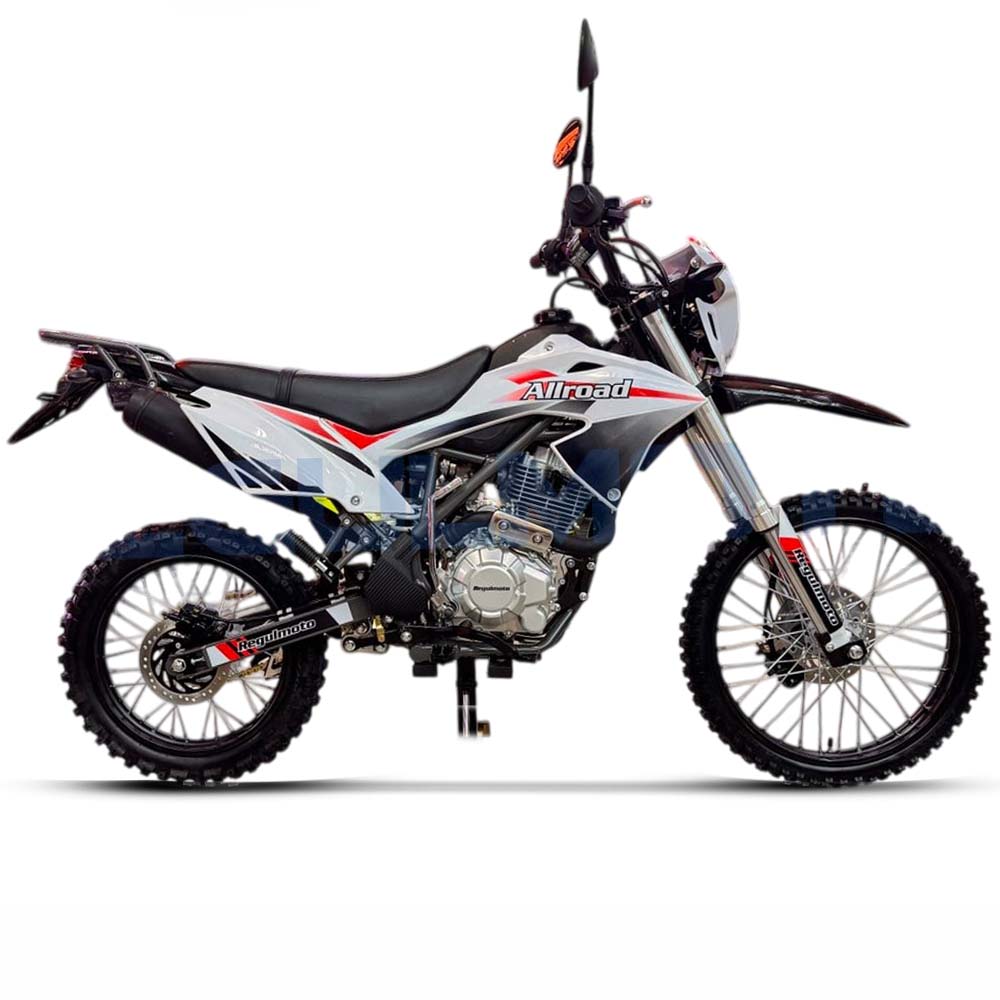 Мотоцикл Regulmoto Allroad (белый/черный, 101218-1) Мотоцикл Regulmoto Allroad (белый/черный, 101218-1)