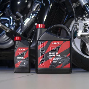 LAVR MOTO Моторное масло GT SPORT 4T 10W-40, 4 л LAVR MOTO Моторное масло GT SPORT 4T 10W-40, 4 л