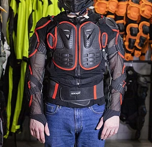 Защита тела (черепаха) ROCKOT Lite (черн/красн, XL) Защита тела (черепаха) ROCKOT Lite (черн/красн, XL)