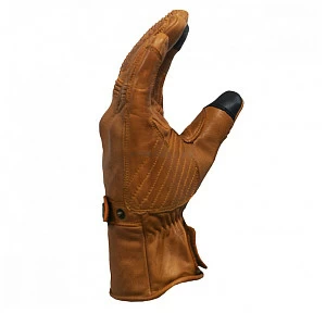 Перчатки кожаные  LORD BROWN (корич, XL)