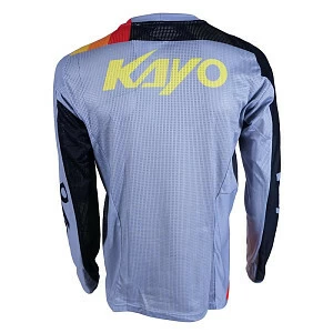 Футболка для мотокросса KAYO (сер/черн, XXL) Футболка для мотокросса KAYO (сер/черн, XXL)