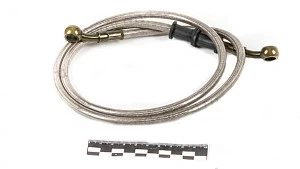 Шланг гидравлический тормозной (армированный) L=1100 d=10мм Шланг гидравлический тормозной (армированный) L=1100 d=10мм