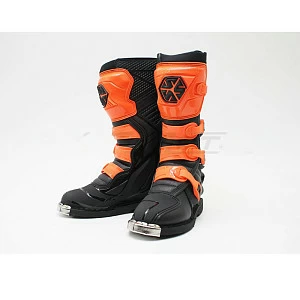 Ботинки спортивные для занятий мотокроссом SCOYCO MBM006 (оранж/черн, 41) Ботинки спортивные для занятий мотокроссом SCOYCO MBM006 (оранж/черн, 41)