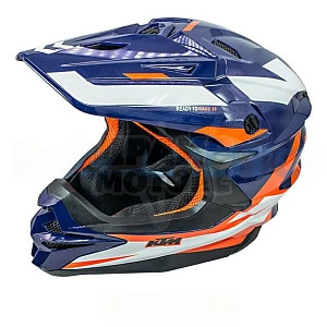Шлем KIOSHI 803 кроссовый KTM (син/оранж, XXL) Шлем KIOSHI 803 кроссовый KTM (син/оранж, XXL)