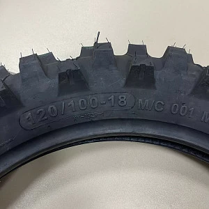 Шина пневматическая 18" 120/100-18 8PR TT XY-078C (medium soft) GUMMY Шина пневматическая 18" 120/100-18 8PR TT XY-078C (medium soft) GUMMY