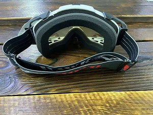 Очки для мотокросса МХ101, зеленая зеркальная линза (черн/бел) Очки для мотокросса МХ101, зеленая зеркальная линза (черн/бел)