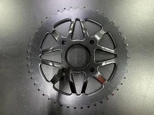 Звезда ведомая KAYO Т2, K1, K2 520-47 (диагональ 4*90мм, посадка 58мм, изгиб) Rockot-Motors