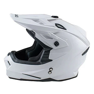 Шлем (кроссовый) Ataki JK801 Solid (бел глянц, L) Шлем (кроссовый) Ataki JK801 Solid (бел глянц, L)