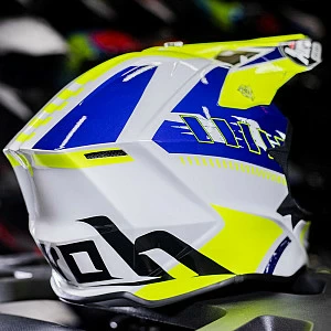 Внедорожный шлем Airoh Wraaap Feel (желт/син глянц, XL) Внедорожный шлем Airoh Wraaap Feel (желт/син глянц, XL)