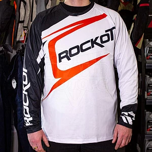 Джерси для мотокросса ROCKOT #17 (бел/черн/оранж, XXL) Джерси для мотокросса ROCKOT #17 (бел/черн/оранж, XXL)