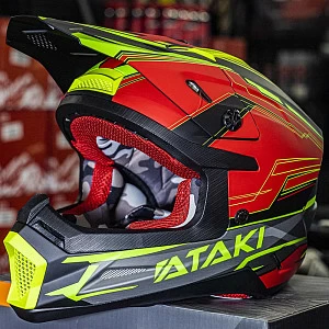 Шлем кроссовый ATAKI SC-18 BLAZE Шлем кроссовый ATAKI SC-18 BLAZE