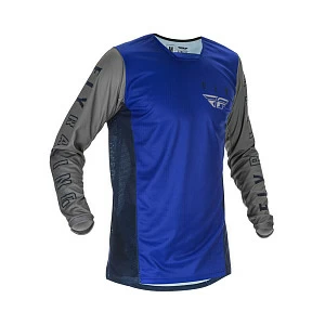 Джерси FLY RACING KINETIC K121 синяя/фиолетовая/серая (2021)  M Джерси FLY RACING KINETIC K121 синяя/фиолетовая/серая (2021)  M
