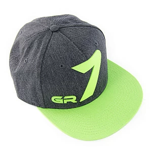 Бейсболка GR7 серая/зеленая