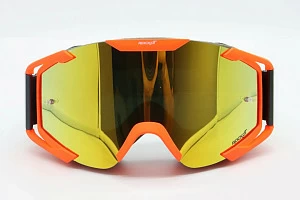 Очки кроссовые ROCKOT RM-378 золотистая линза Очки кроссовые ROCKOT RM-378 золотистая линза