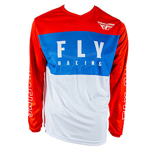 Джерси FLY RACING F-16 REFRESH (бел/красн/син, M) Джерси FLY RACING F-16 REFRESH (бел/красн/син, M)