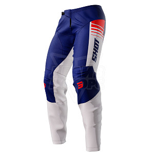 Брюки для мотокросса SHOT DEVO PEAK (бел/син/красн, 32) Брюки для мотокросса SHOT DEVO PEAK (бел/син/красн, 32)