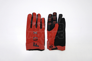 Мотоперчатки кроссовые FOX #3 (красн/черн, M) Мотоперчатки кроссовые FOX #3 (красн/черн, M)