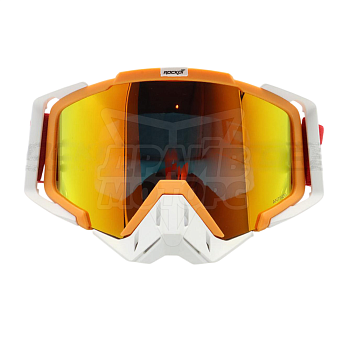 Очки кроссовые ROCKOT RM-323 оранжевая линза