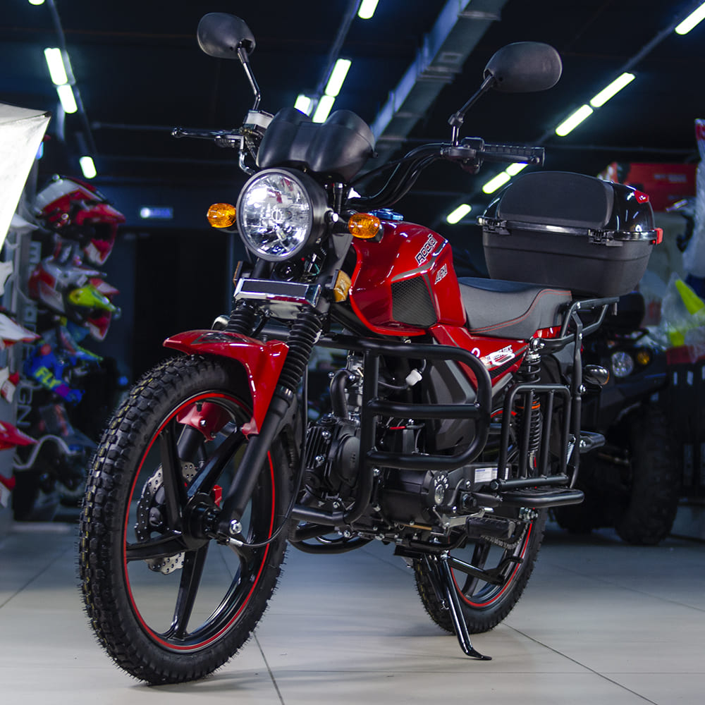Мопед ROCKOT ALPHA TOURIST M-12 (красный глянцевый)