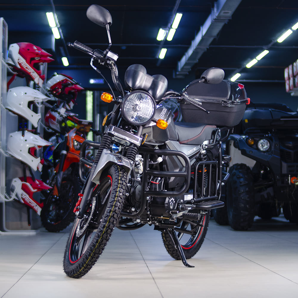 Мопед ROCKOT ALPHA TOURIST M-12 (серый металлик)