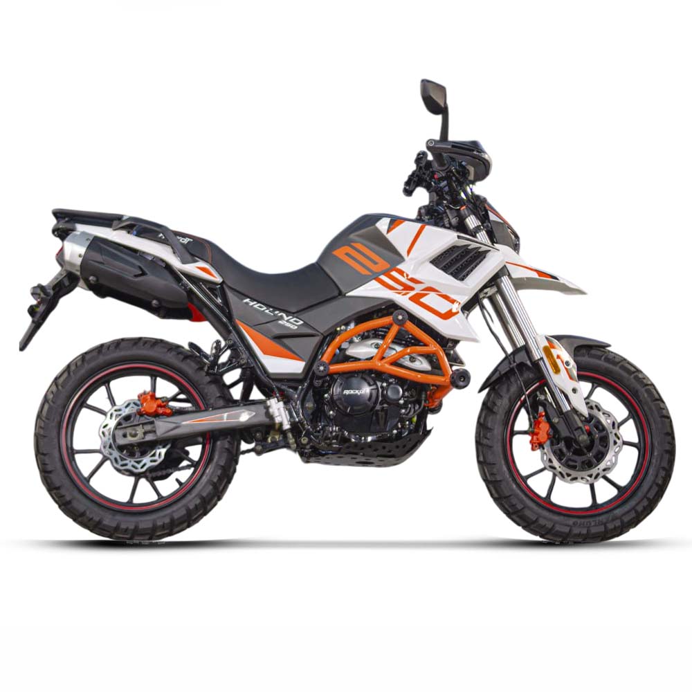 Мотоцикл турэндуро ROCKOT HOUND 250 (белый/оранжевый, ЭПТС) Мотоцикл турэндуро ROCKOT HOUND 250 (белый/оранжевый, ЭПТС)
