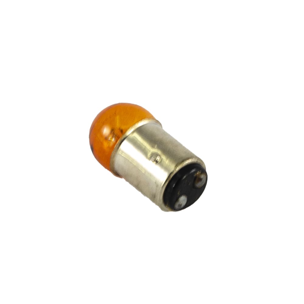 Лампа стоп сигнала G18 12V 18/5W цоколь 2 конт. желтая  CN Лампа стоп сигнала G18 12V 18/5W цоколь 2 конт. желтая  CN