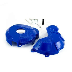 Защита крышки левого картера + защита ведущей звезды ZS172FMM-3A, 174MN OTOM (син)