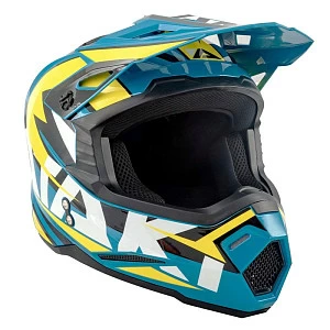 Шлем (кроссовый) Ataki JK801 Rampage (син/желт глянц, XL) Шлем (кроссовый) Ataki JK801 Rampage (син/желт глянц, XL)