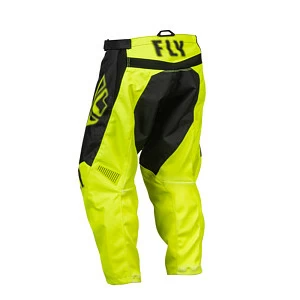 Брюки для мотокросса FLY RACING F-16 (2023) (детские) (черн/кисл желт, 18)