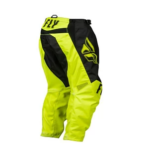 Брюки для мотокросса FLY RACING F-16 (2023) (детские) (черн/кисл желт, 18)