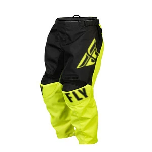 Брюки для мотокросса FLY RACING F-16 (2023) (детские) (черн/кисл желт, 18)