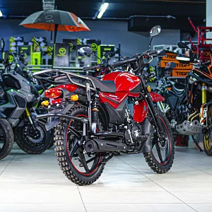 Мопед ROCKOT ALPHA OFFROAD M-12 (красный глянцевый)