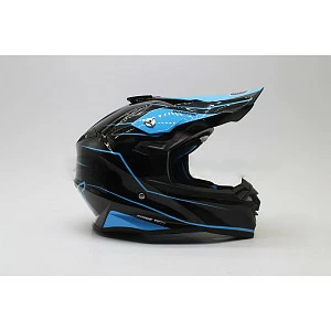 Шлем кроссовый ROCKOT RM-216 Kryo (черн/ син глянц, S) Шлем кроссовый ROCKOT RM-216 Kryo (черн/ син глянц, S)