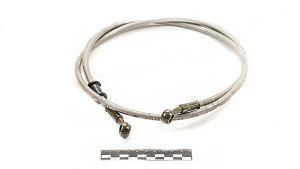 Шланг гидравлический тормозной (армированный) L=1200 d=10мм Шланг гидравлический тормозной (армированный) L=1200 d=10мм