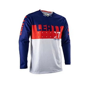 Джерси для мотокросса Leatt Moto 4.5 Lite V23 (бел/син, XXL) Джерси для мотокросса Leatt Moto 4.5 Lite V23 (бел/син, XXL)