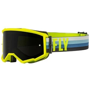 Очки для мотокросса FLY RACING ZONE (2022) YOUTH (детские) (кисл желт/син/черн)