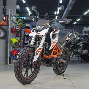 Мотоцикл турэндуро ROCKOT HOUND 250 (белый/оранжевый, ЭПТС) Мотоцикл турэндуро ROCKOT HOUND 250 (белый/оранжевый, ЭПТС)