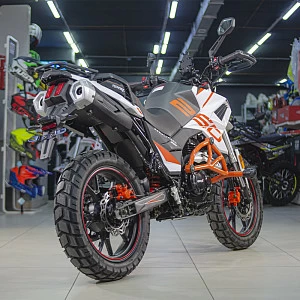 Мотоцикл турэндуро ROCKOT HOUND 250 (белый/оранжевый, ЭПТС) Мотоцикл турэндуро ROCKOT HOUND 250 (белый/оранжевый, ЭПТС)