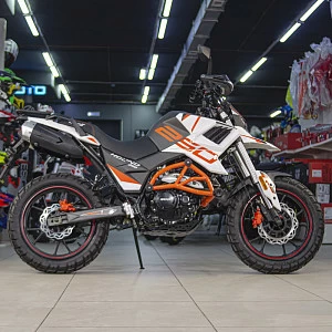 Мотоцикл турэндуро ROCKOT HOUND 250 (белый/оранжевый, ЭПТС) Мотоцикл турэндуро ROCKOT HOUND 250 (белый/оранжевый, ЭПТС)