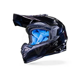 Шлем кроссовый ROCKOT RM-217 Dark GL (черн глянц, S) Шлем кроссовый ROCKOT RM-217 Dark GL (черн глянц, S)