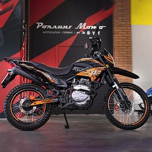 Мотоцикл эндуро ROCKOT XR250 (черный/оранжевый, 21/18, ЭПТС)