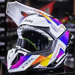 Внедорожный шлем Airoh Twist 3 Rainbow Glossy (бел/роз/черн глянц, XXL) Внедорожный шлем Airoh Twist 3 Rainbow Glossy (бел/роз/черн глянц, XXL)